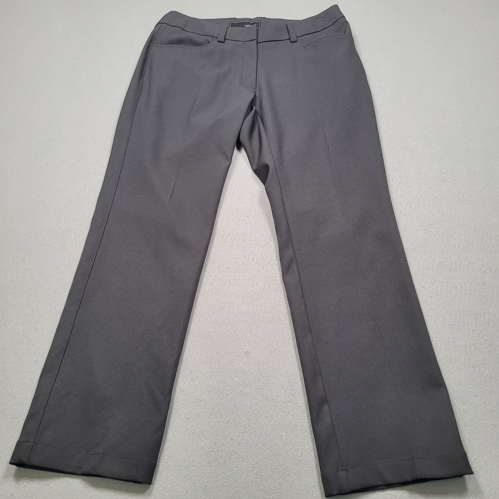 Oobe Womens Gray Straight Leg Dress Pants Size 6/29 OB3322
